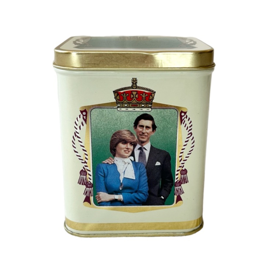 Vintage Princess Diana & Charles Wedding Royalty Tin